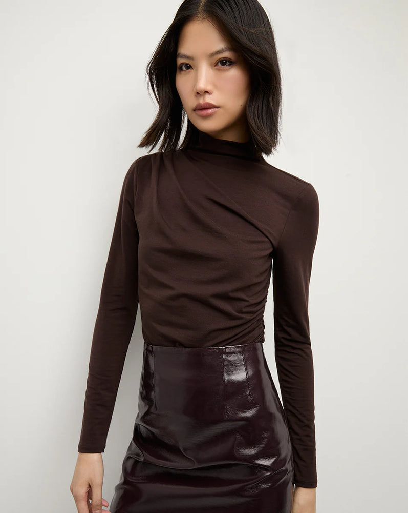 Mylie Top in Dark Chocolate