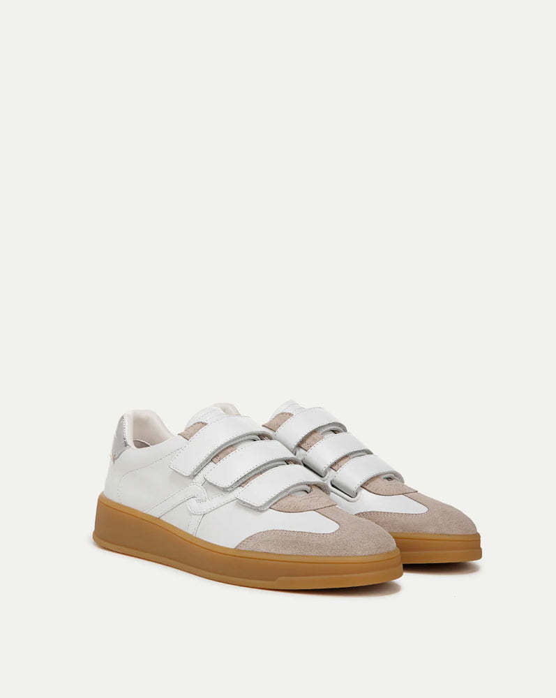 Reagan Velcro Sneaker in Lily/Silver