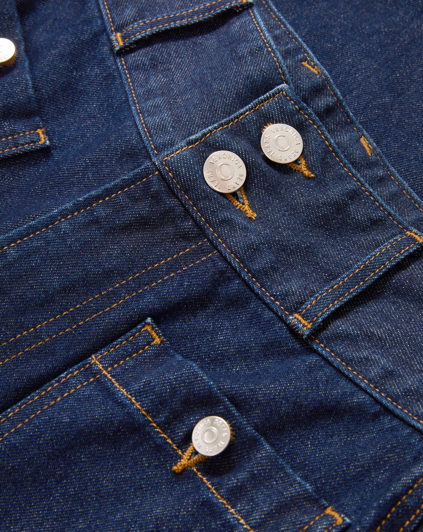 Taylor Patch-Pocket Wide-Leg Jean in Indigo Rinse