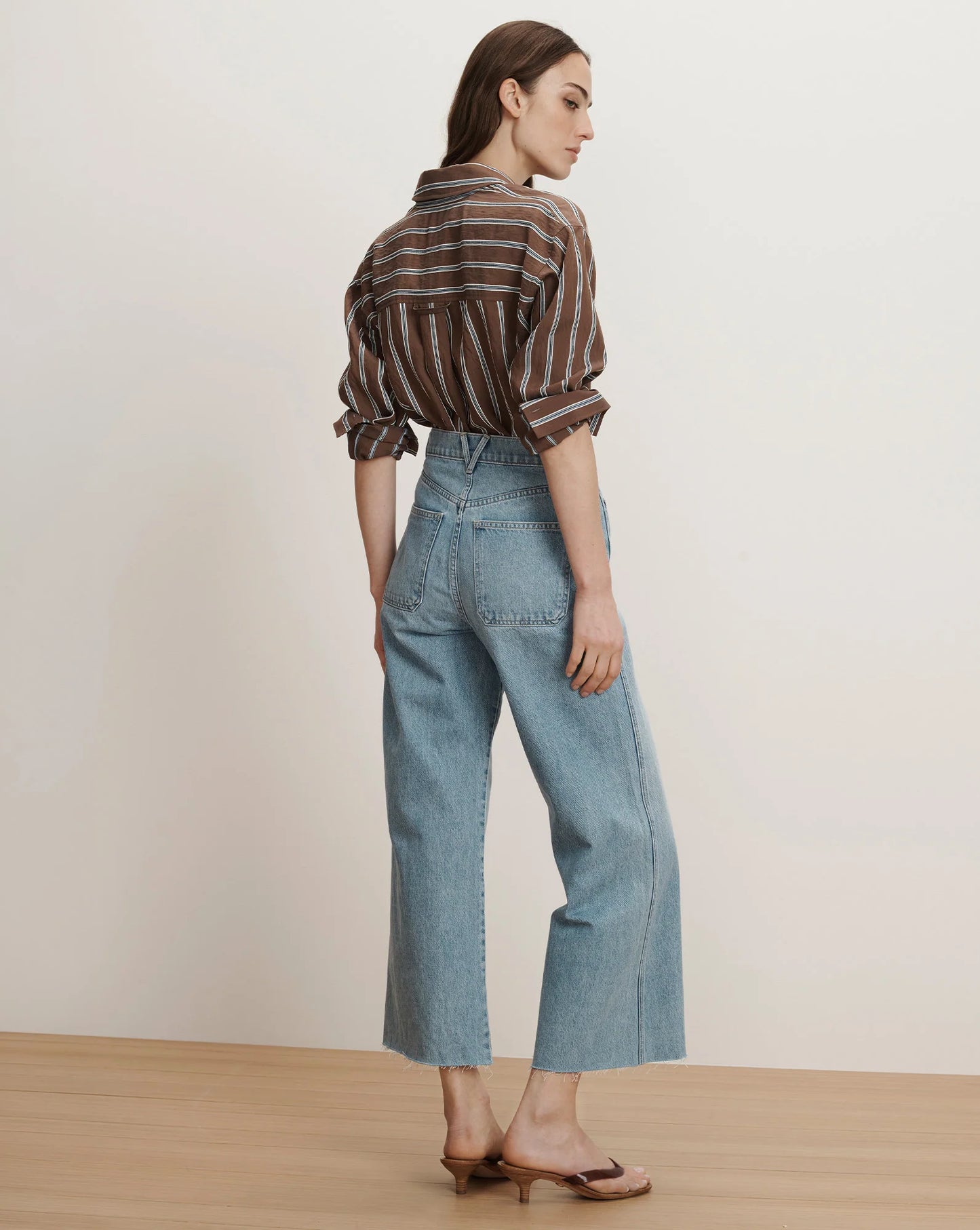 Taylor Cropped Wide-Leg Jean in Big Splash