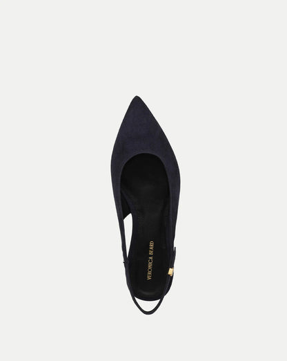 Shina Slingback Flat in Navy