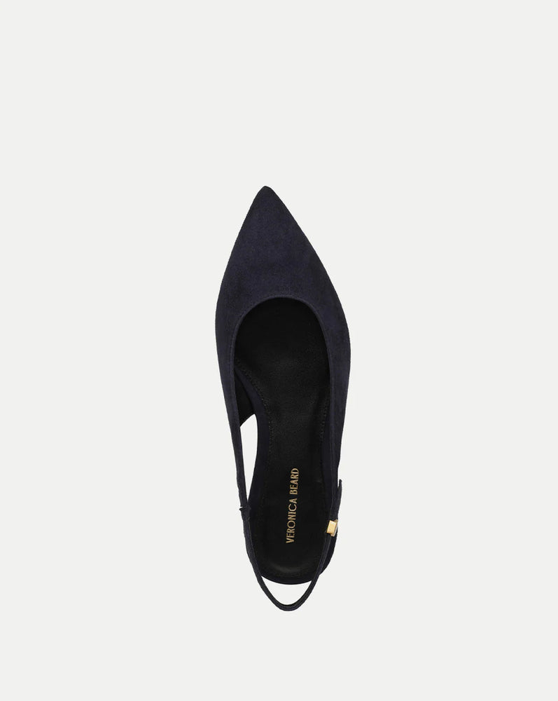 Shina Slingback Flat in Navy