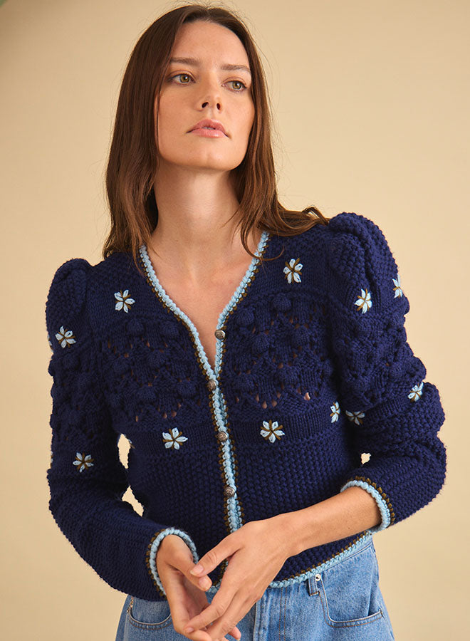 Willow Cardigan in Navy
