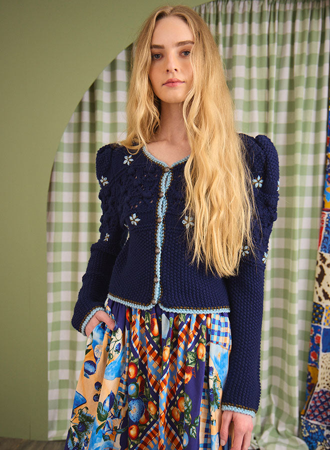 Willow Cardigan in Navy