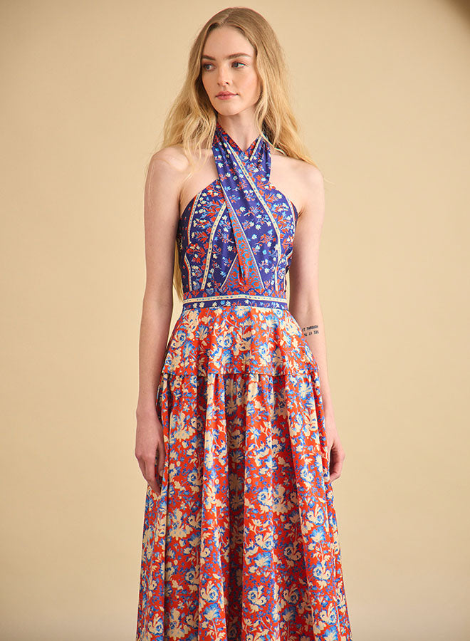 Bellamy Dress in Tapestry Floral