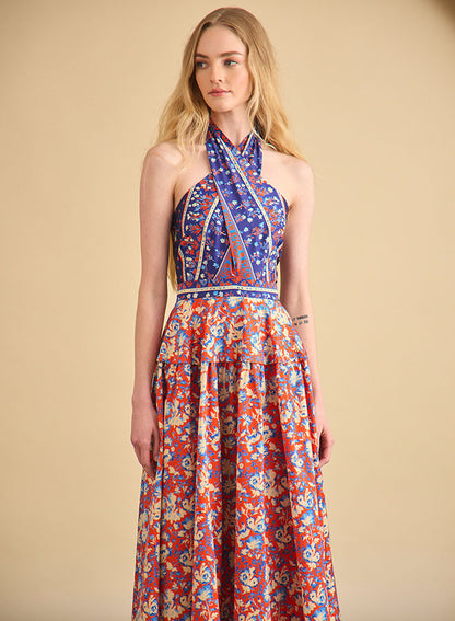 Bellamy Dress in Tapestry Floral