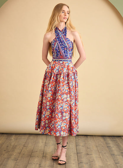 Bellamy Dress in Tapestry Floral