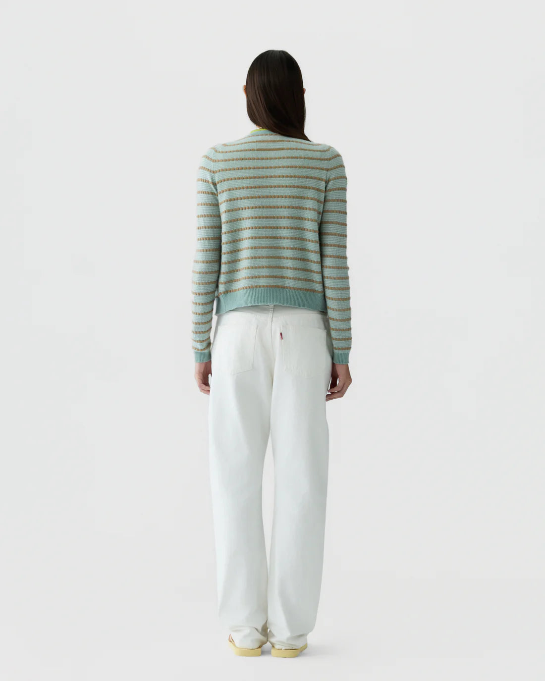 Jane Cardigan in Sage Brush Combo
