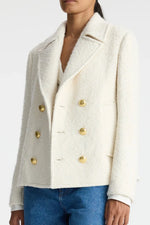 Kensington Tweed Jacket in Cream