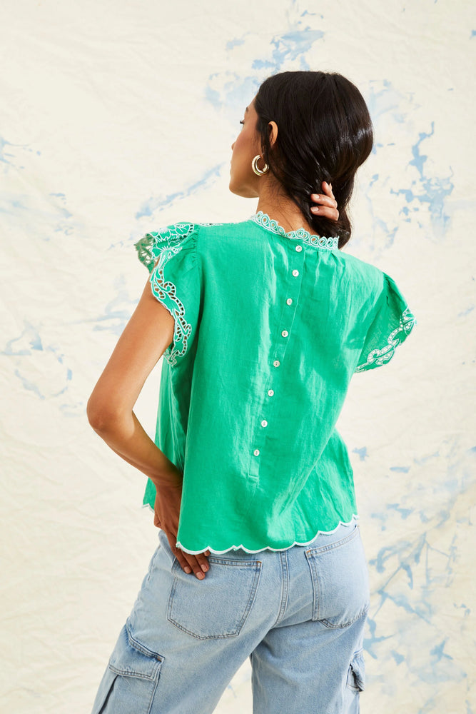 Thea Top in Green Paradise