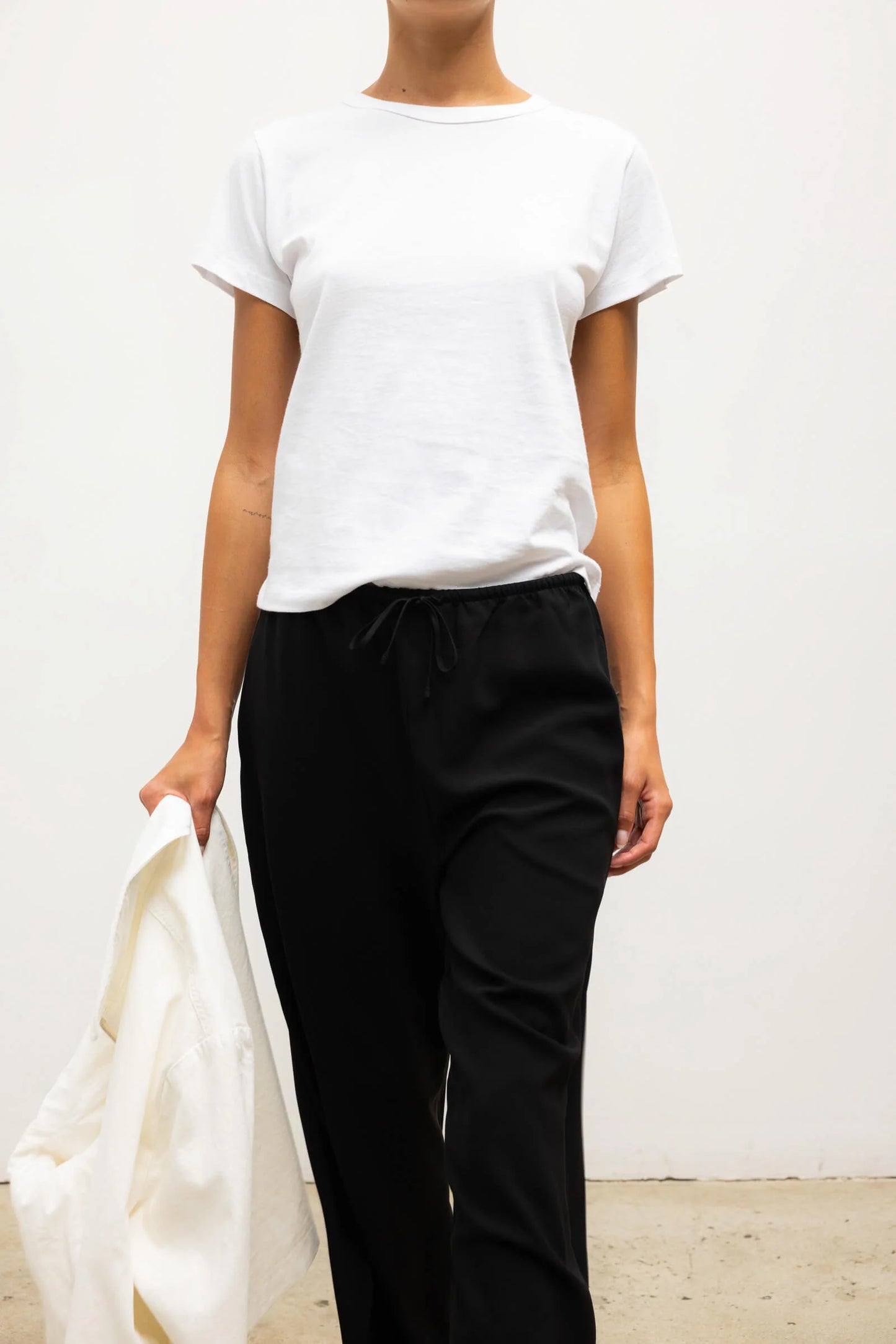 The Margo Slim Fit Tee in White