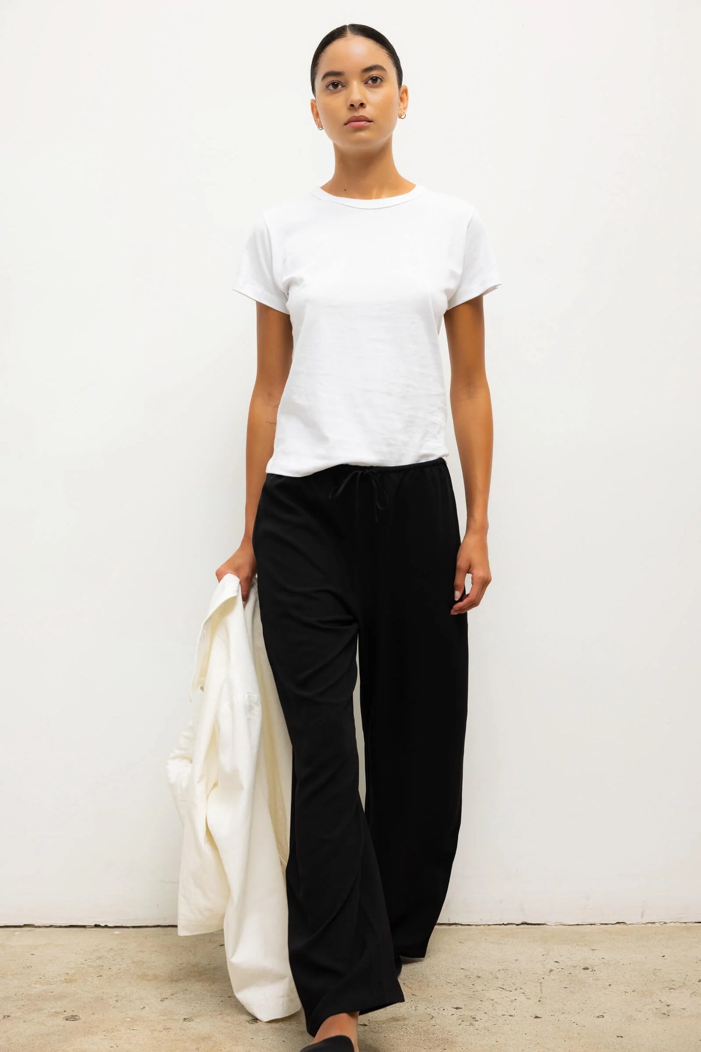 The Margo Slim Fit Tee in White