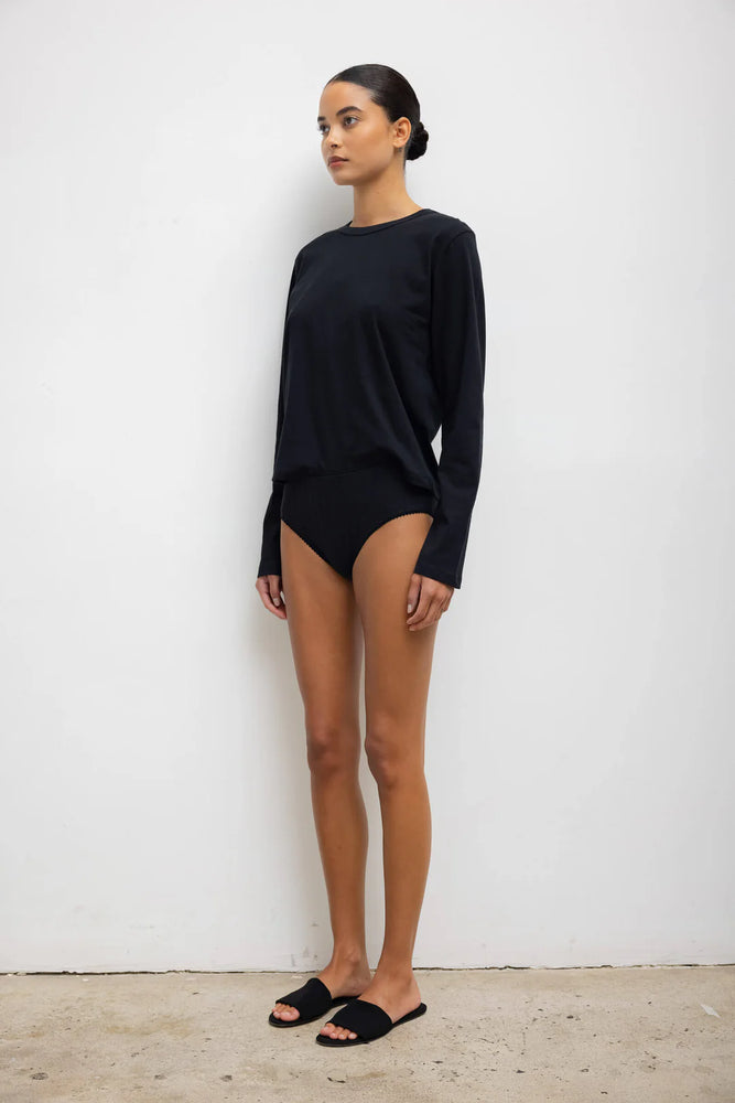 The Margo Long Sleeve in Black