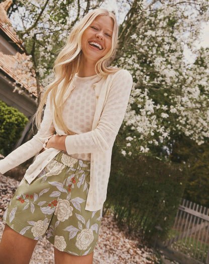 Fallon Short in Artichoke and Lilac Multi