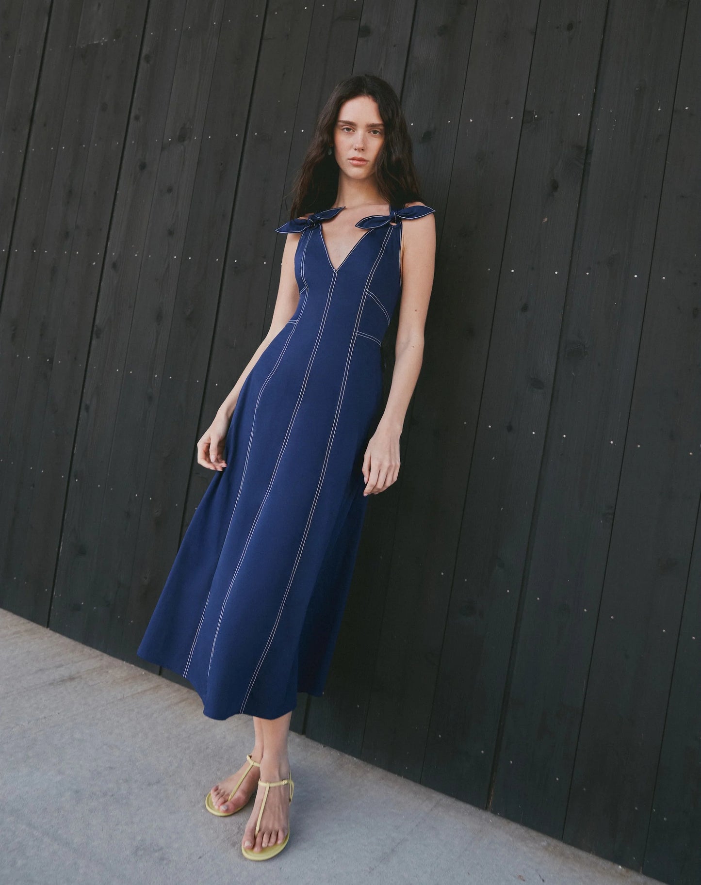 Caprice Dress in Maritime Blue