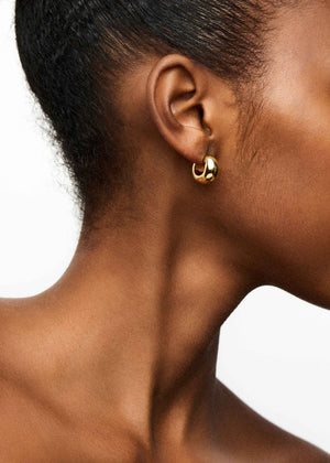 The Simone Earrings in Gold