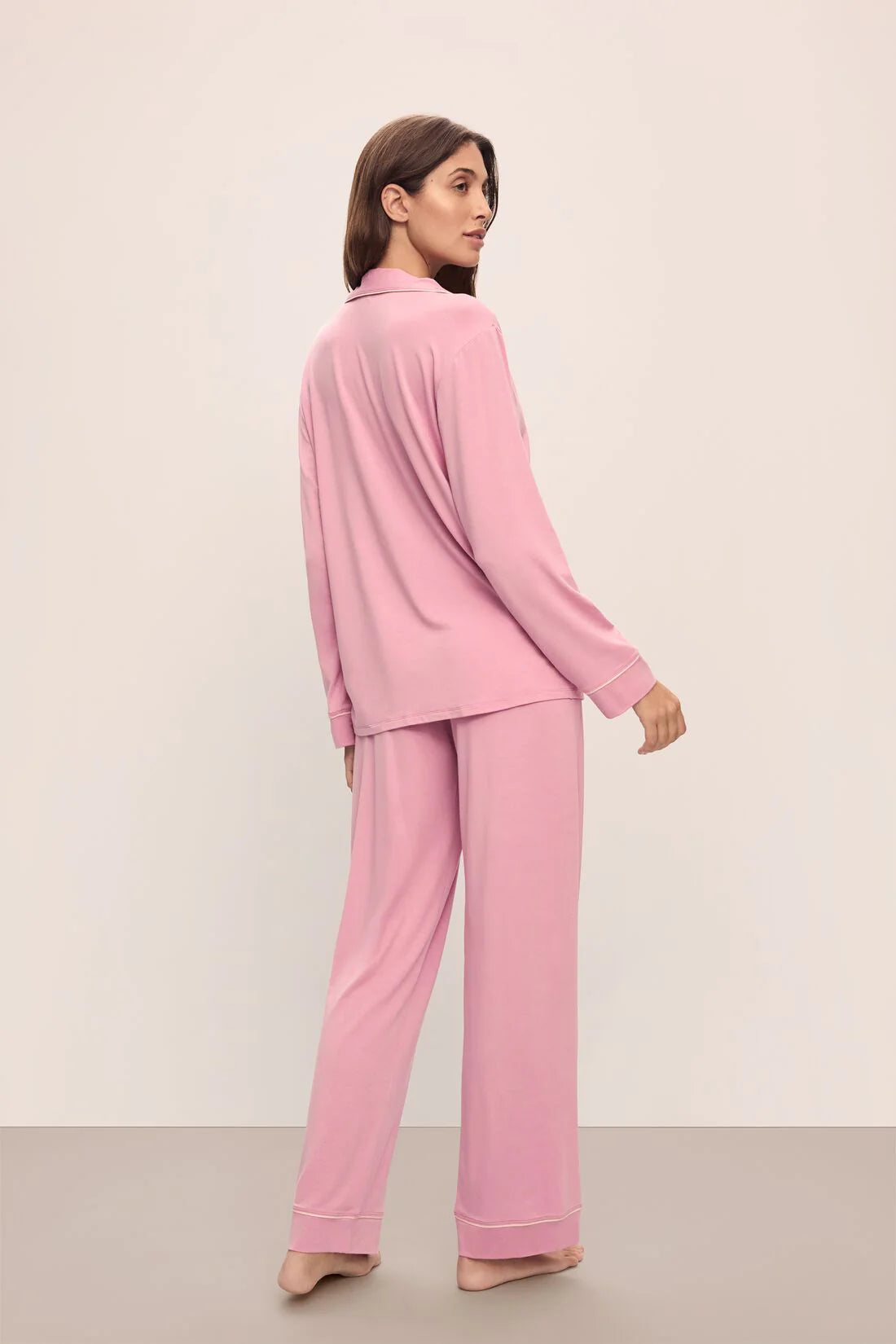 Gisele TENCEL™ Modal Long PJ Set in Rose Quartz/Petal Pink