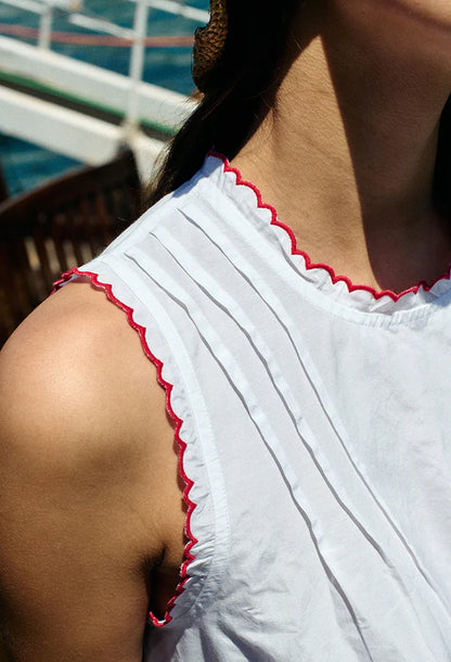 Ebba Dress in White