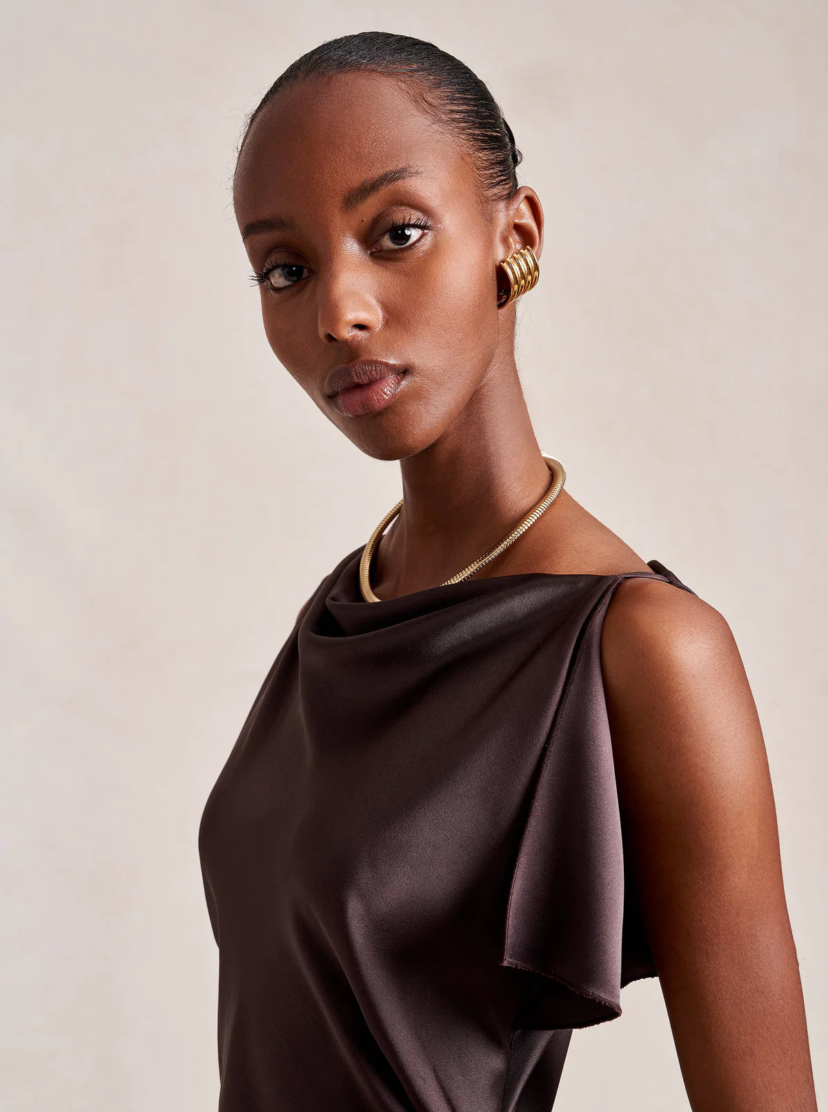 Moira Dress in Chocolate