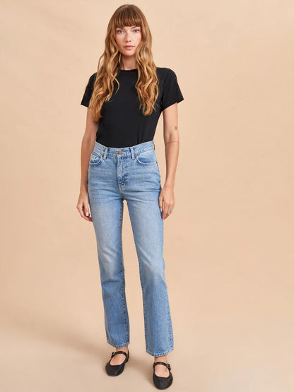 Molly High-Rise Straight Jean in Walter