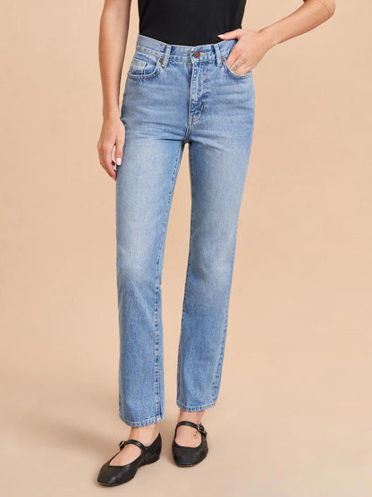Molly High-Rise Straight Jean in Walter