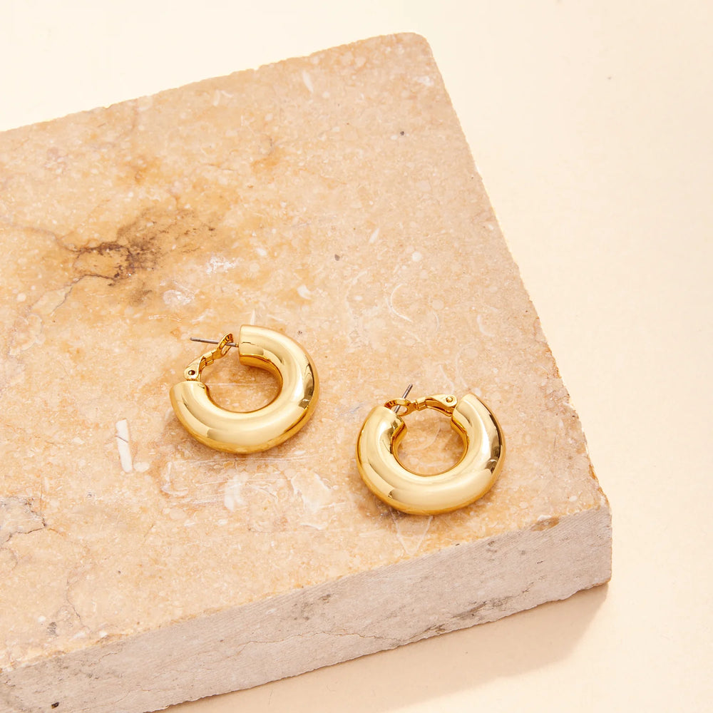 Emma Gold Hoop Earrings