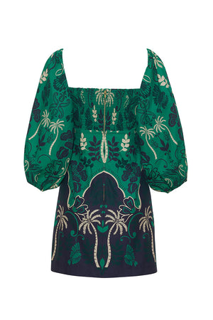 Montauk Dress in Sanibel Island Green