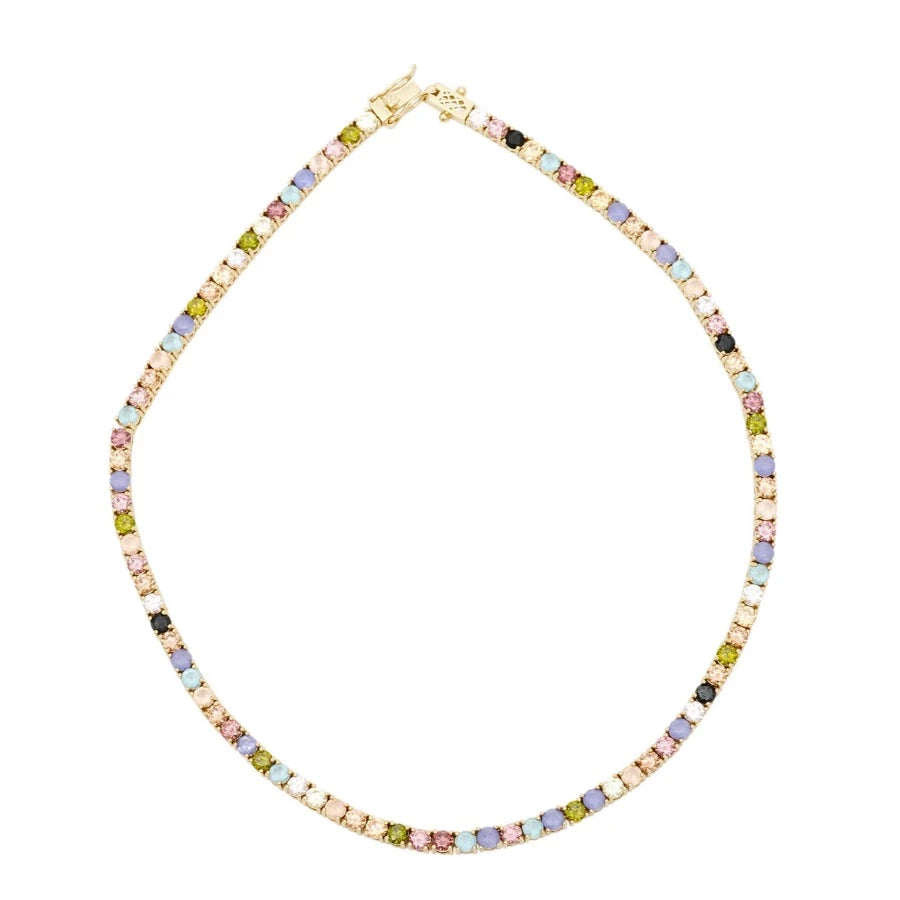 
            
                Load image into Gallery viewer, Skinny Georgie Necklace in MULTI
            
        