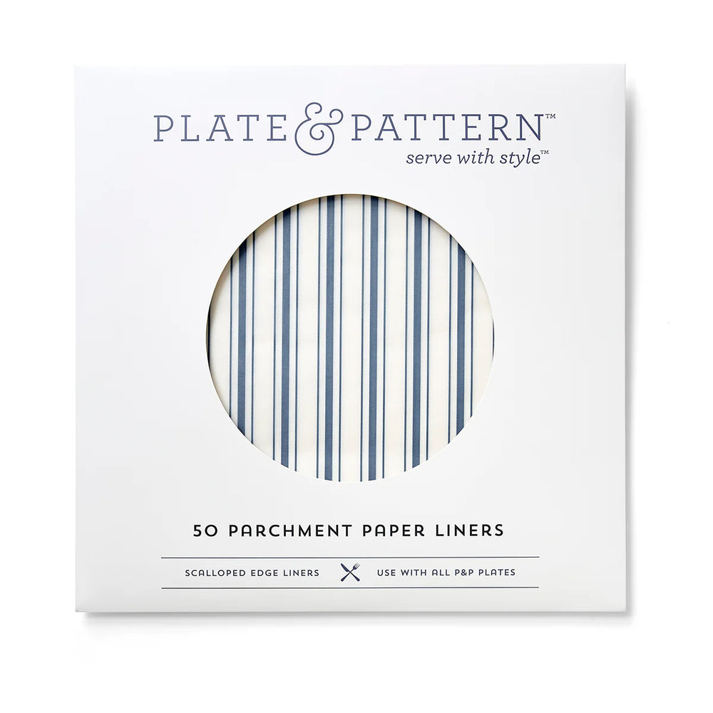 "Seascape Blue" Flat Plate Liners