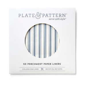 "Seascape Blue" Flat Plate Liners