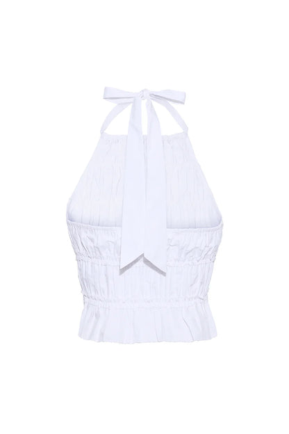 Peony Top in White