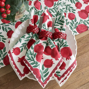 Pomegranate Vine Napkin | Set of 4