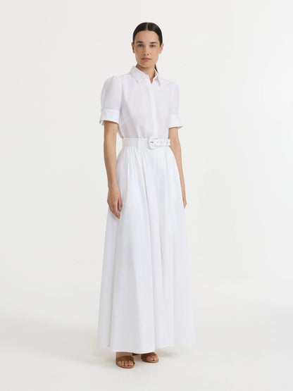 Mae C Shirt in White
