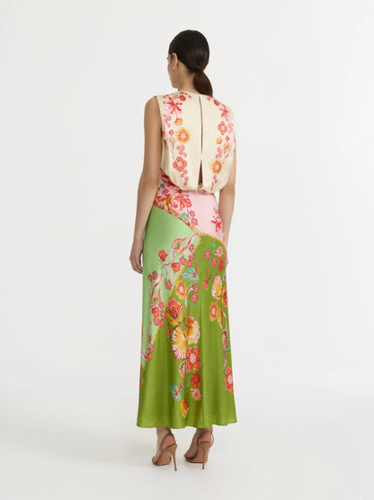 Gwen Dress in Lilia Trellis