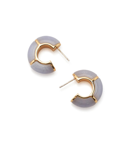 Zellige Hoops in Blue Lace