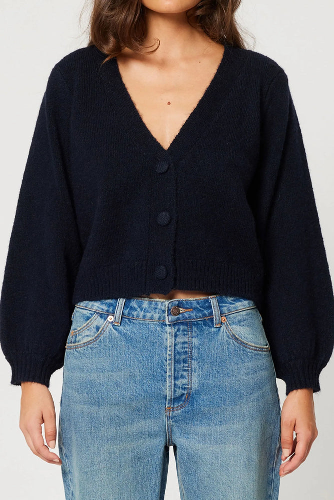 Delphine Cardigan in Navy