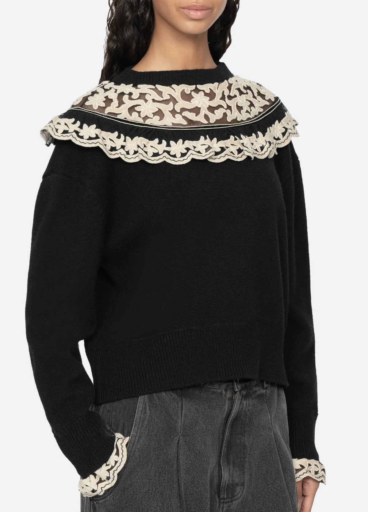 Bea Sweater in Black