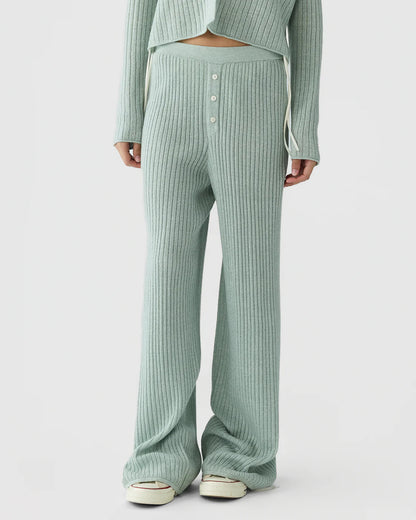 Rib Everywear Pant in Sage Brush