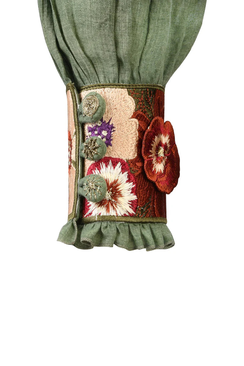 Pansy Blouse in Green