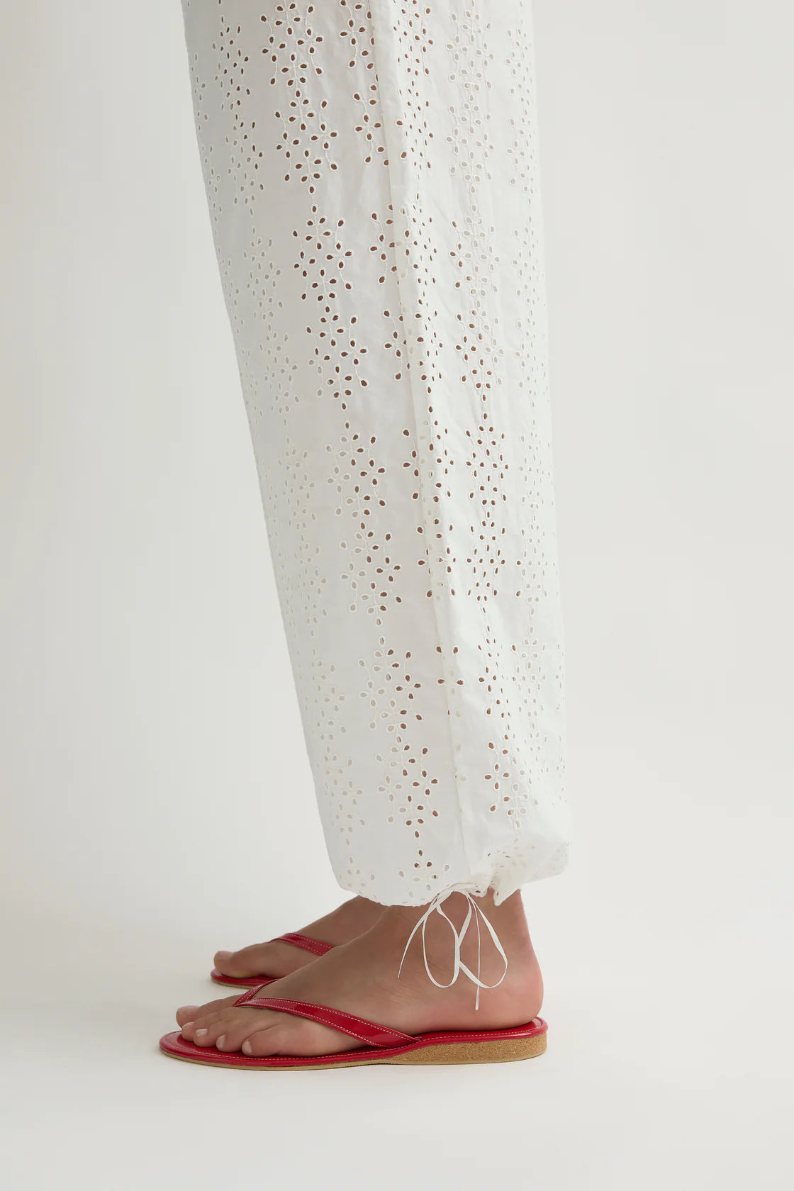 Harriet Pant in Vintage White