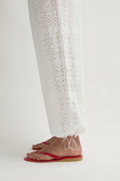 Harriet Pant in Vintage White
