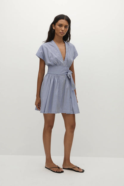 Lova Mini Dress Helle Stripe Vintage Navy