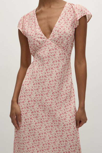 Esson Midi Dress Sakura Floral