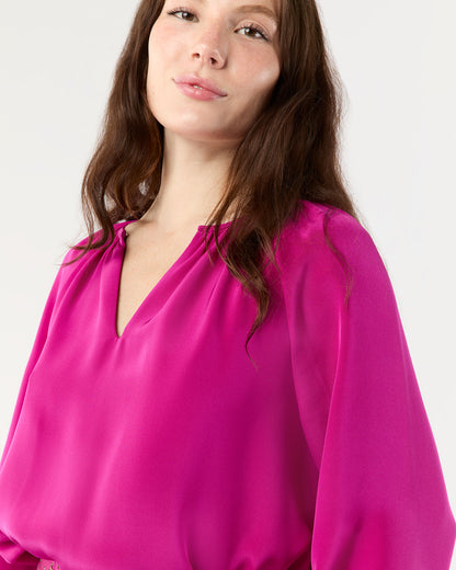 Ariana Blouse in Magneta
