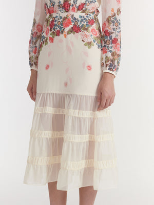 Jacqui-C Dress in Jardine Cream