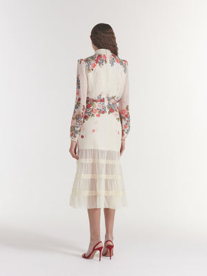 Jacqui-C Dress in Jardine Cream