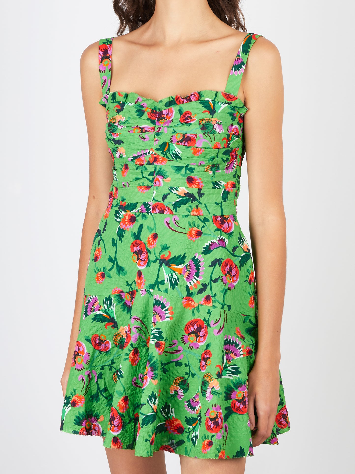 Rae Short Dress in Saffier Apple