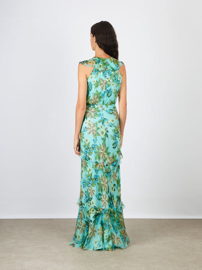 Rita Dress in Fiori Mint