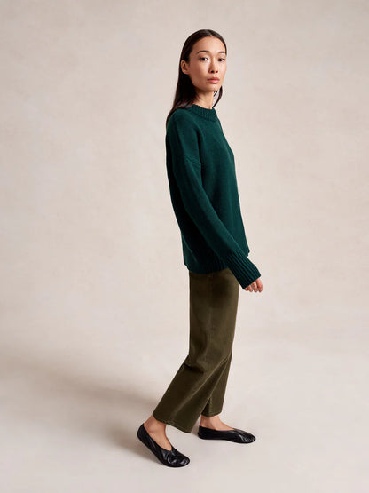 Solid Marin Sweater in Forest