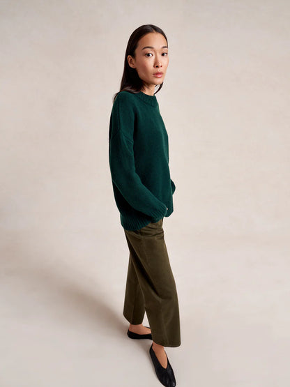 Solid Marin Sweater in Forest